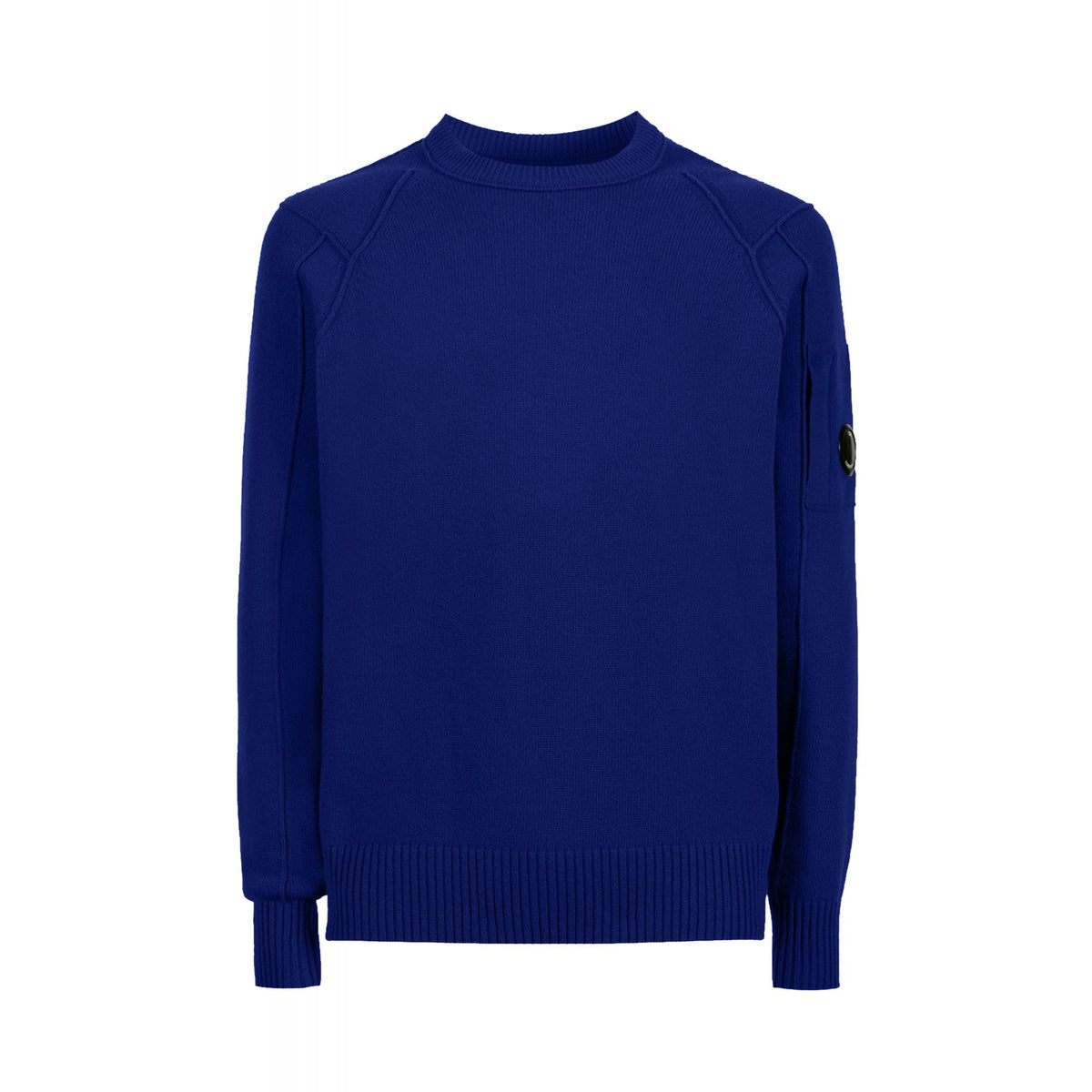 C.P. Company | 11CMKN087A 005504A Lambswool Lens Arm Crew Knit Jumper