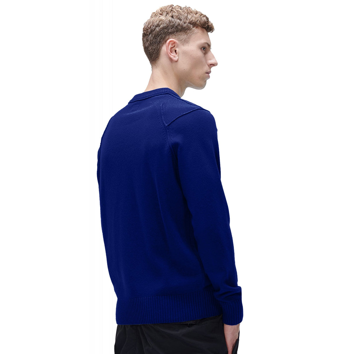 C.P. Company | 11CMKN087A 005504A Lambswool Lens Arm Crew Knit Jumper