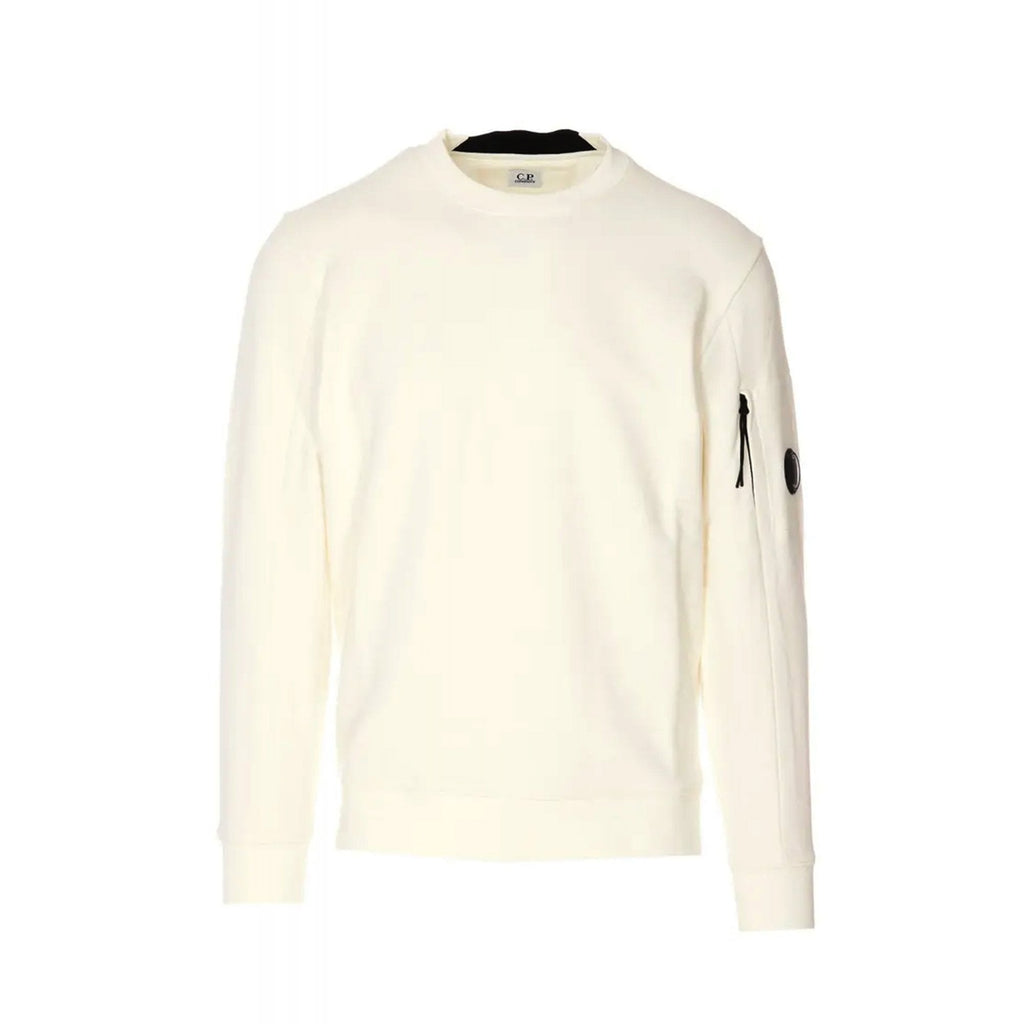 C.P. Company MSS022A Diagonal Raised Fleece Lens Arm Sweat Top