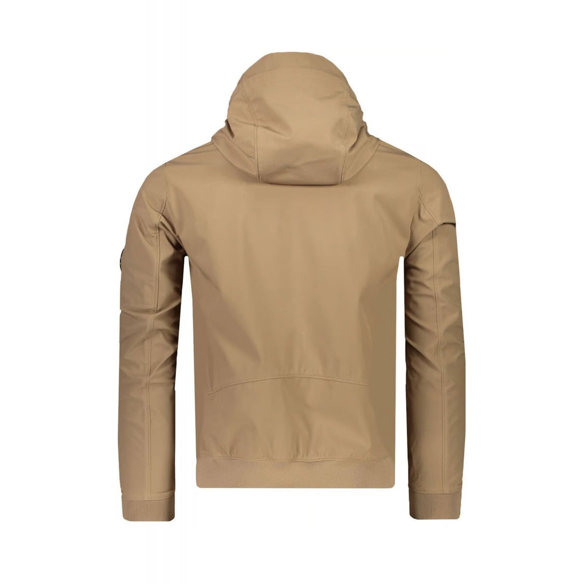 C.P. Company 002A Soft Shell Waterproof Lens Arm Lightweight Hood Jacket - Sand