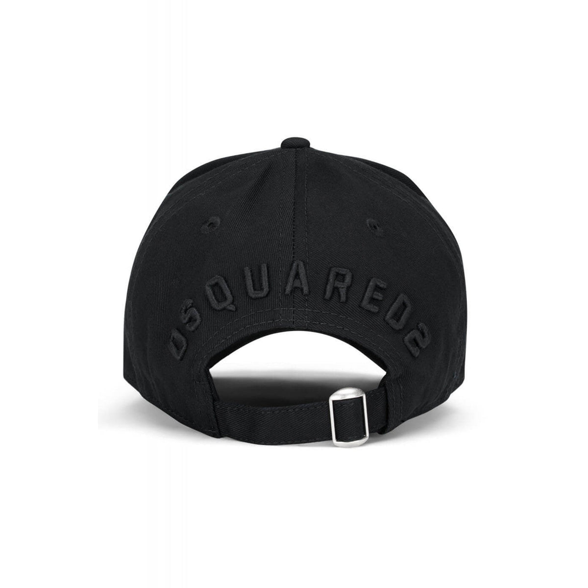 DSQUARED2 | Icon BCM4001 M084 Distressed Bold Logo Baseball Cap - Black/Black