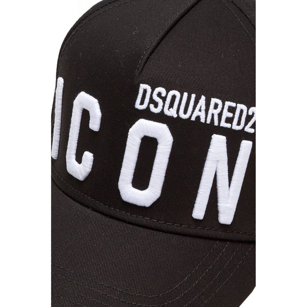 DSQUARED2 | Icon BCM0412 M063 Distressed Logo Cotton Baseball Cap