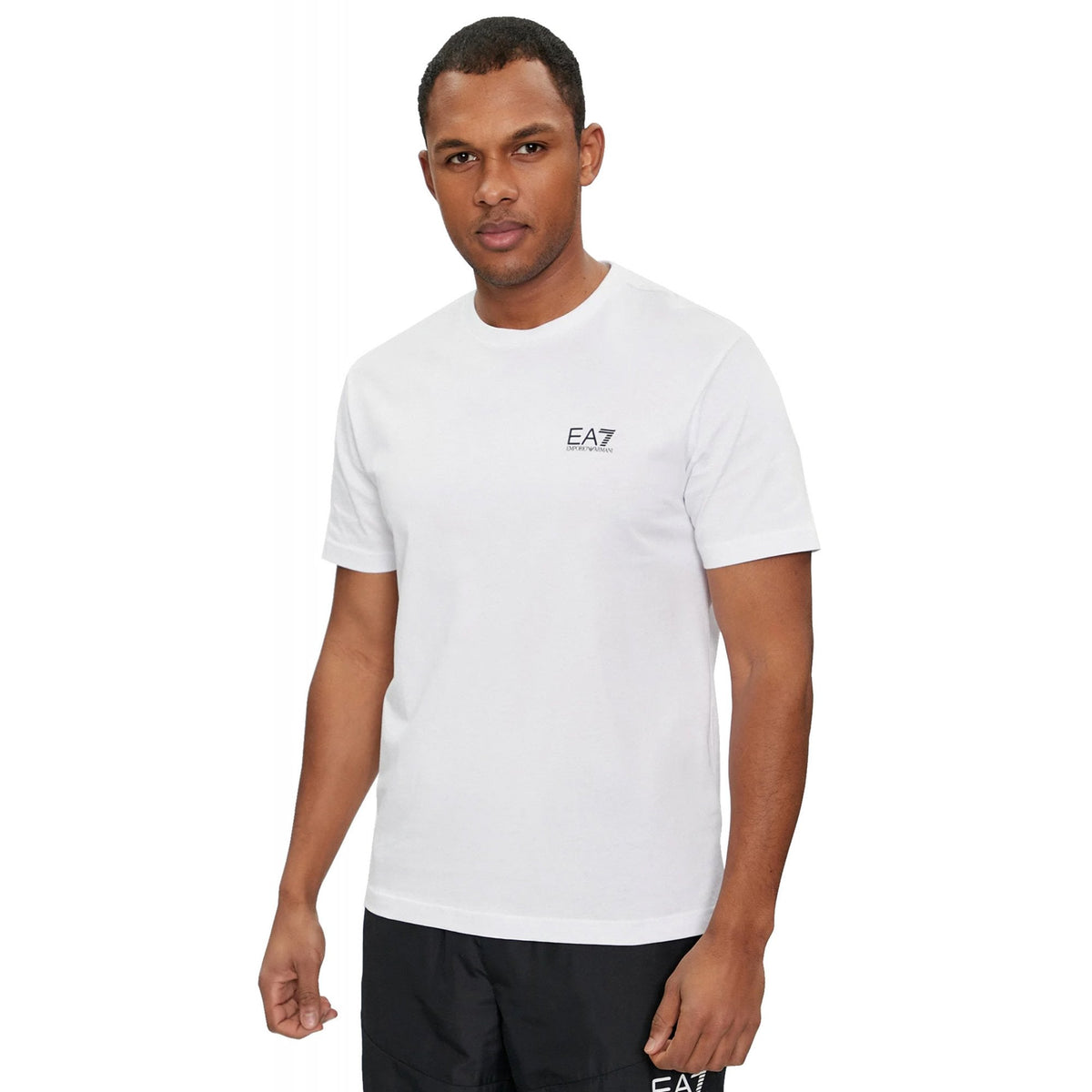 EA7 | Emporio Armani 8NPT18 PJ02Z Back Vertical Large Logo Half Sleeve T-Shirt