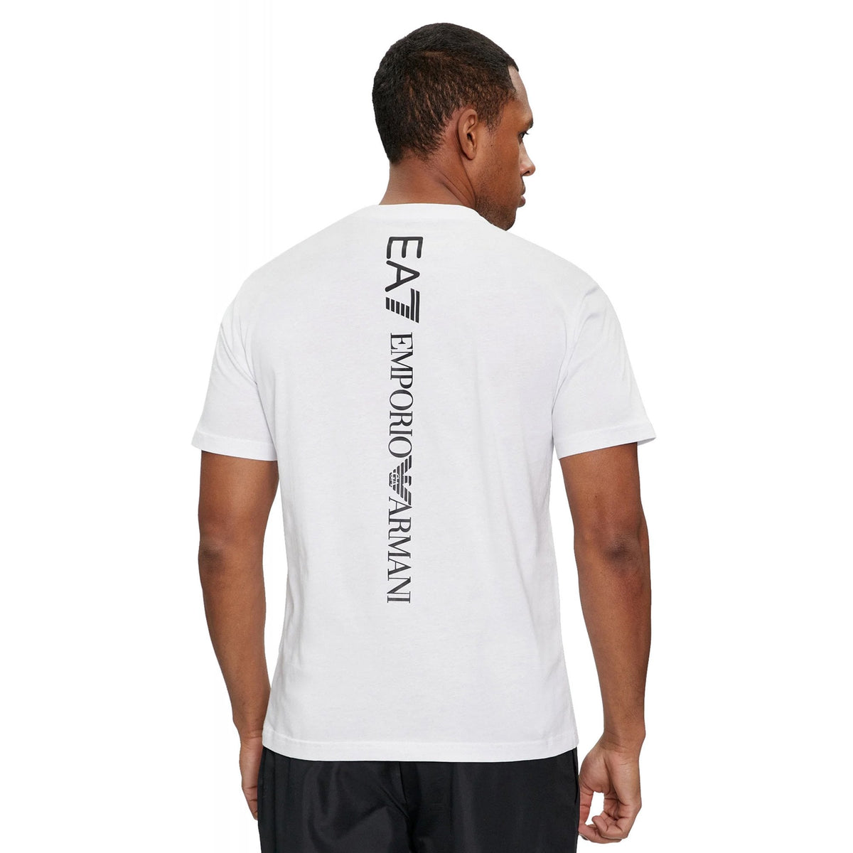 EA7 | Emporio Armani 8NPT18 PJ02Z Back Vertical Large Logo Half Sleeve T-Shirt