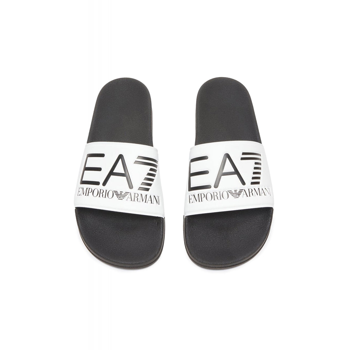 EA7 | Emporio Armani XCP001 XCC22 Visibility Flip Flop Sliders - White/Black