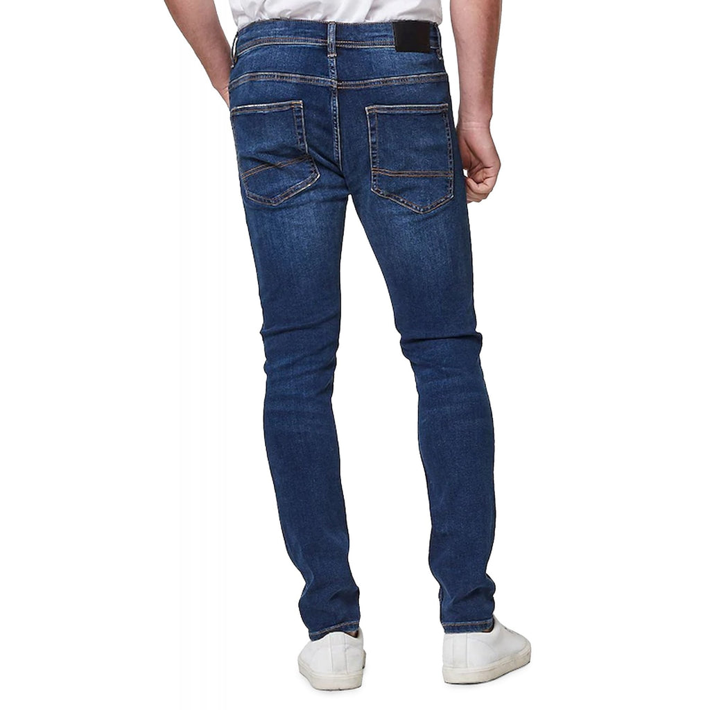 Nico Dolce | NC-James Slim Stretch Denim Wash Jean - Navy Blue