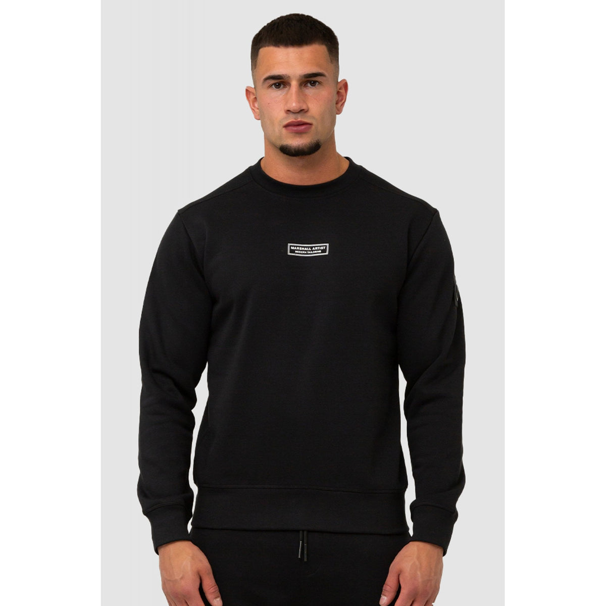 Marshall Artist | 1007 Siren Sleeve Badge Signature Injection Logo Crew Sweat Top
