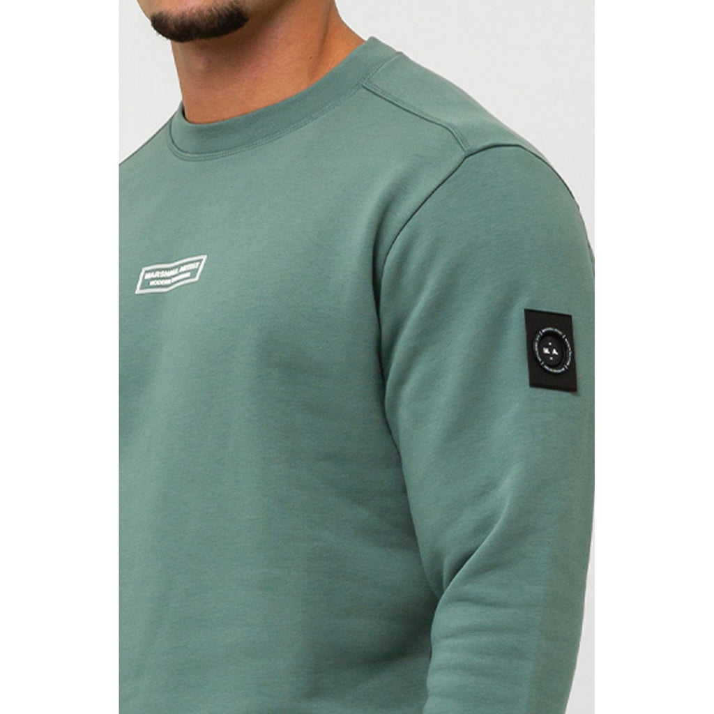 Marshall Artist | 1007 Siren Sleeve Badge Signature Injection Logo Crew Sweat Top