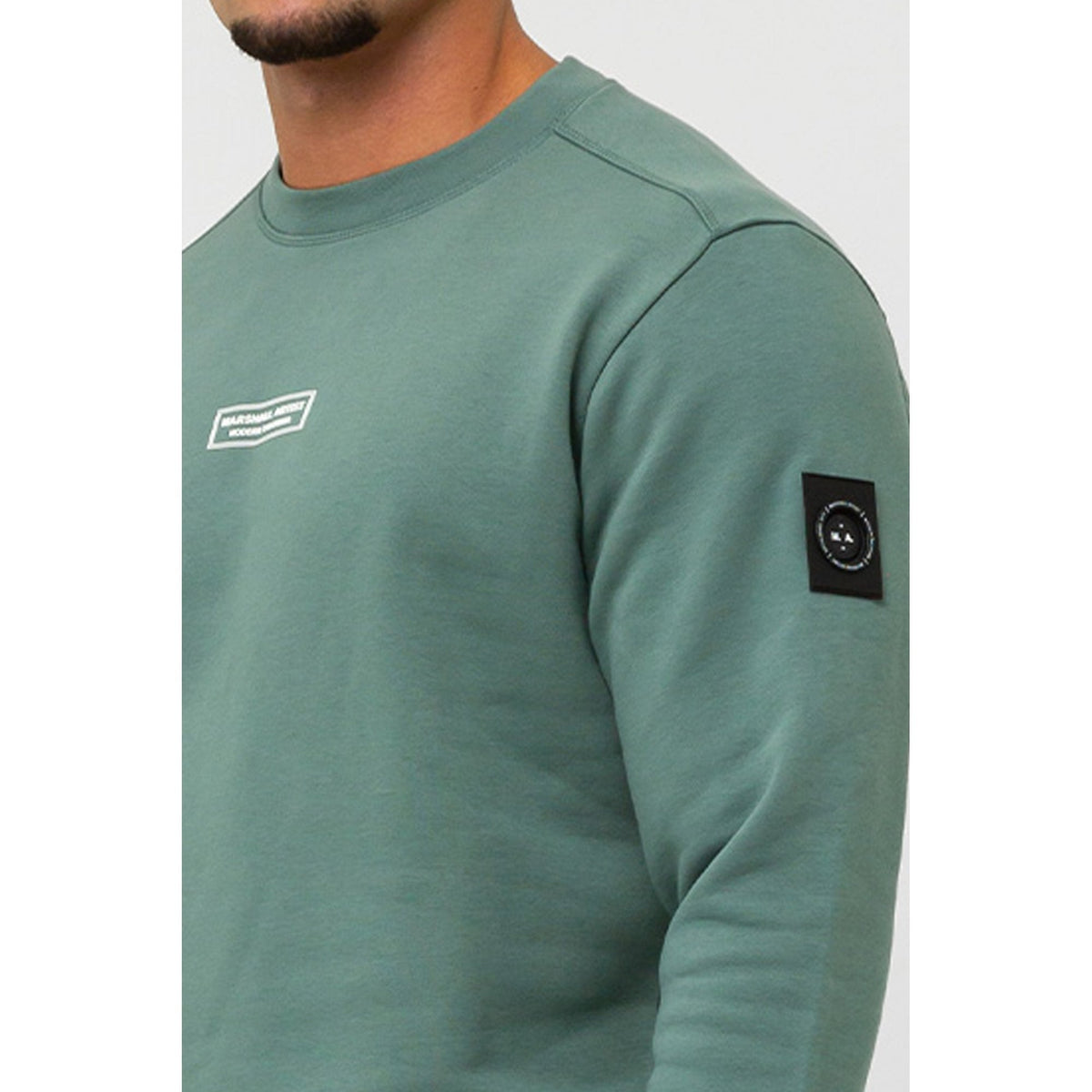 Marshall Artist | 1007 Siren Sleeve Badge Signature Injection Logo Crew Sweat Top