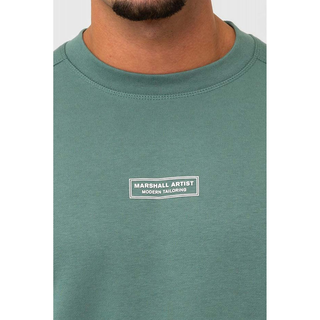 Marshall Artist | 1007 Siren Sleeve Badge Signature Injection Logo Crew Sweat Top