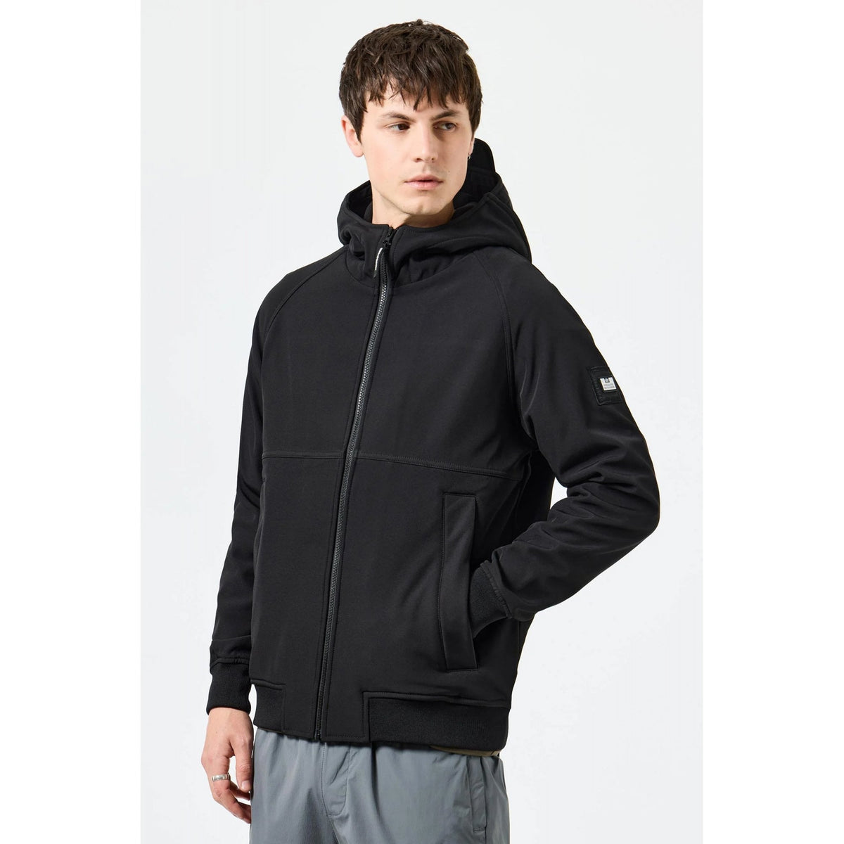 Weekend Offender 2440 Sulta Softshell Bomber Lightweight Hood Jacket