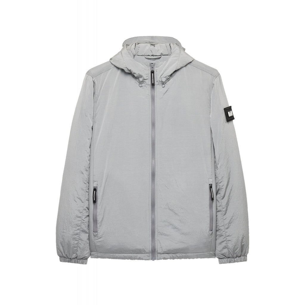 Weekend Offender 2436 Vettel Thermo Lightweight Windbreaker Hood Jacket - Strato Grey