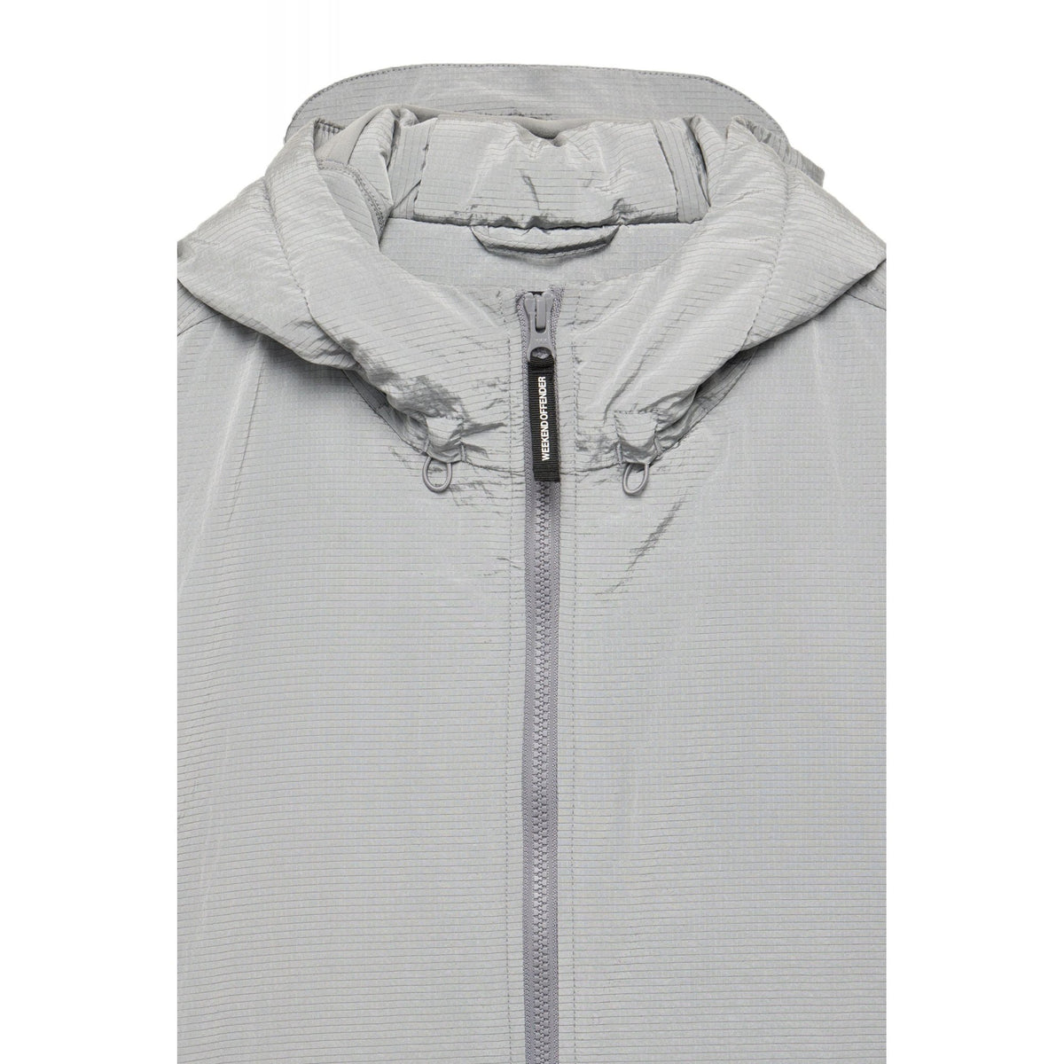 Weekend Offender 2436 Vettel Thermo Lightweight Windbreaker Hood Jacket - Strato Grey