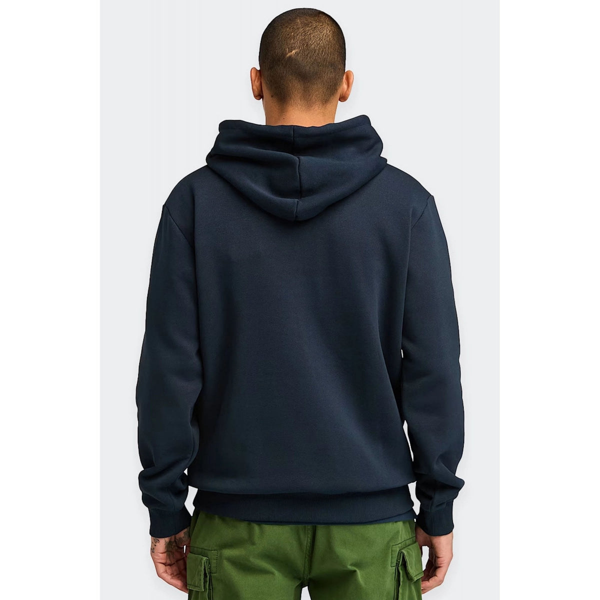 Timberland TB0A6VFJ Hampthon Linear Logo Overhead Hood Top - Navy