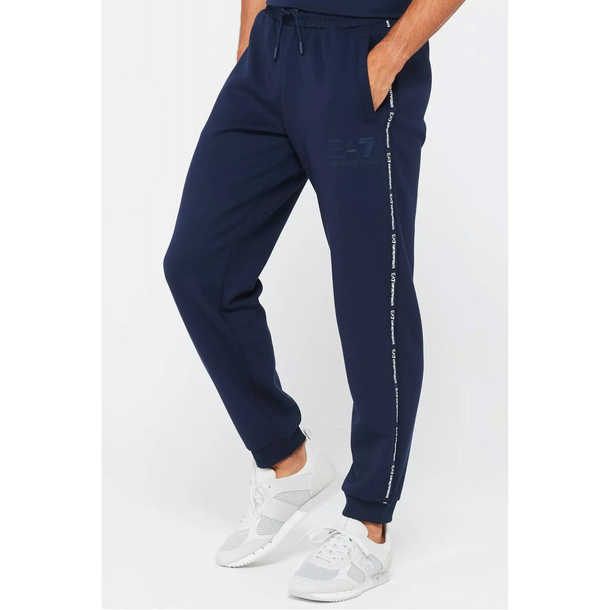 EA7 | Emporio Armani 6DPP95 PJZZZ Tape Logo Sweat Jogger - Dark Navy