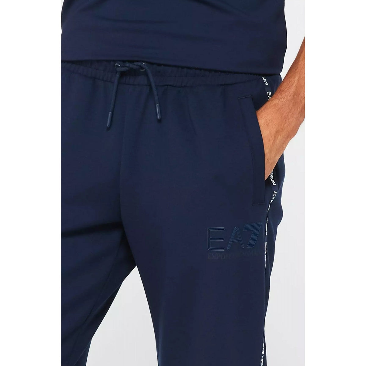 EA7 | Emporio Armani 6DPP95 PJZZZ Tape Logo Sweat Jogger - Dark Navy