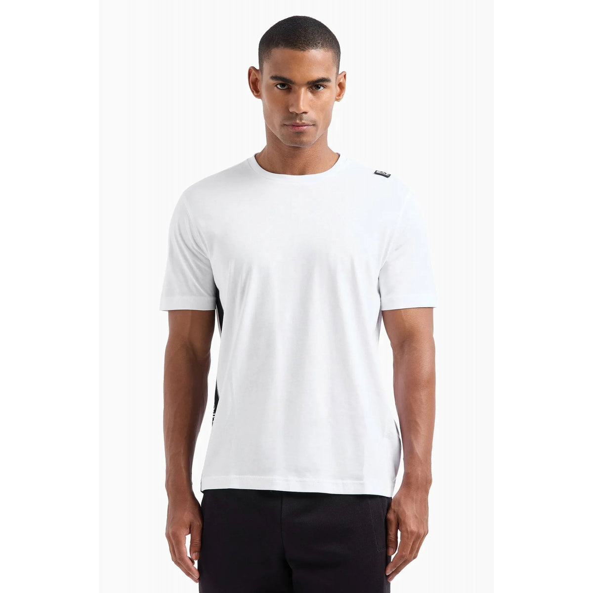 EA7 | Emporio Armani 6DPT04 PJVPZ Right Side Tape Logo Half Sleeve T-Shirt