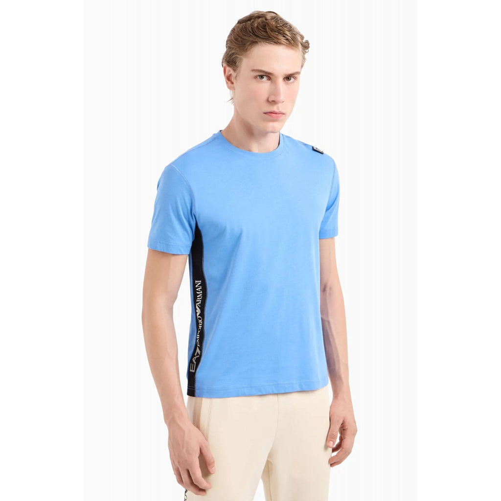 EA7 | Emporio Armani 6DPT04 PJVPZ Right Side Tape Logo Half Sleeve T-Shirt