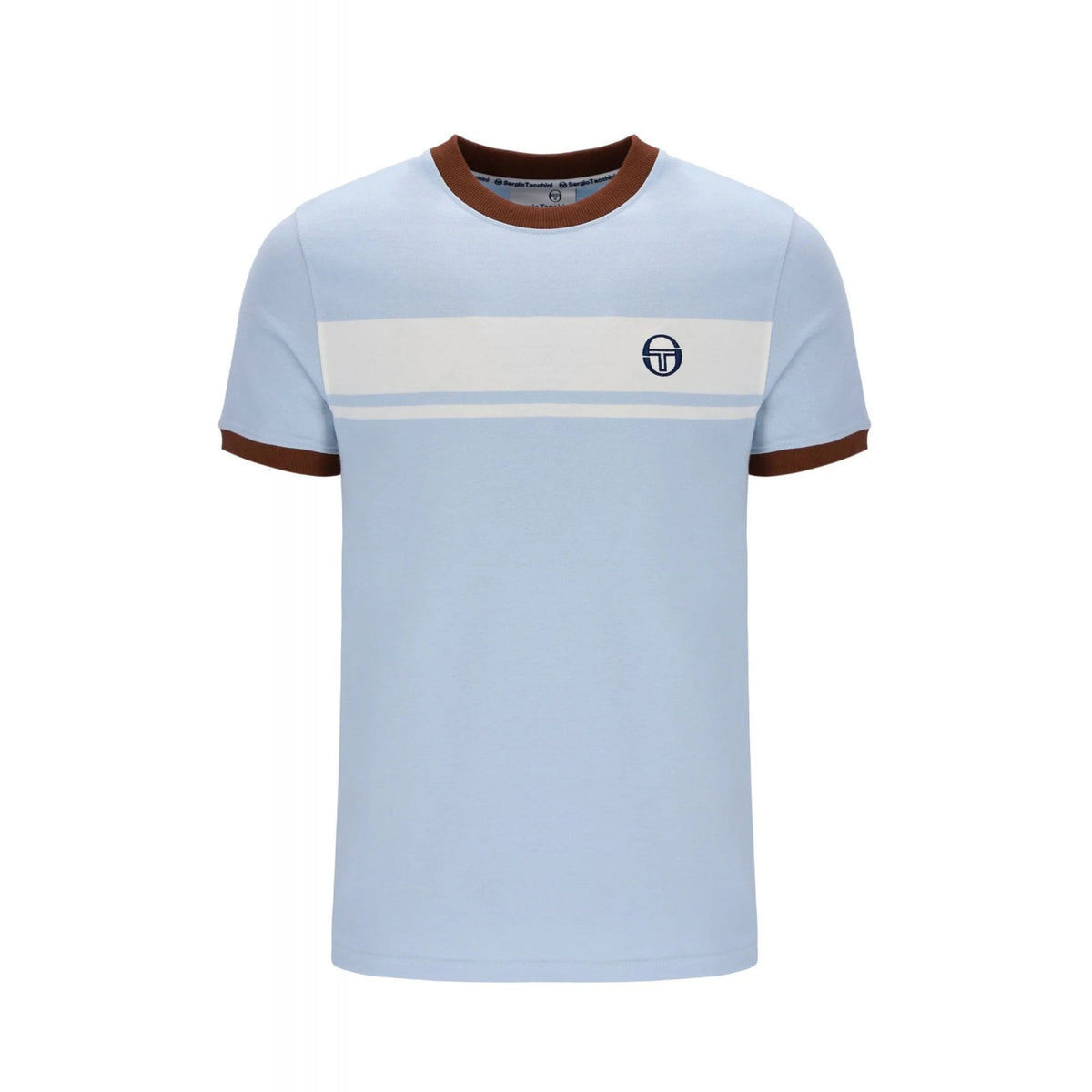 Sergio Tacchini | Master 4593 Retro Contrast Stripe Half Sleeve T-Shirt
