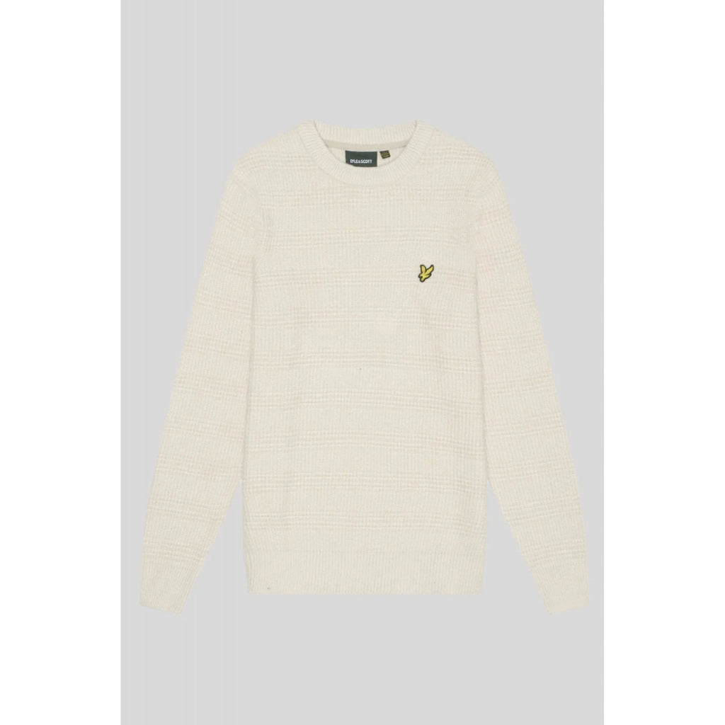 Lyle & Scott | KN2108V Retro Waffle Crew Chunky Knit Jumper