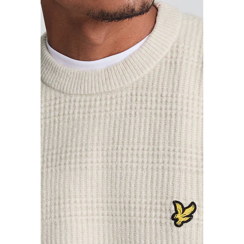 Lyle & Scott | KN2108V Retro Waffle Crew Chunky Knit Jumper