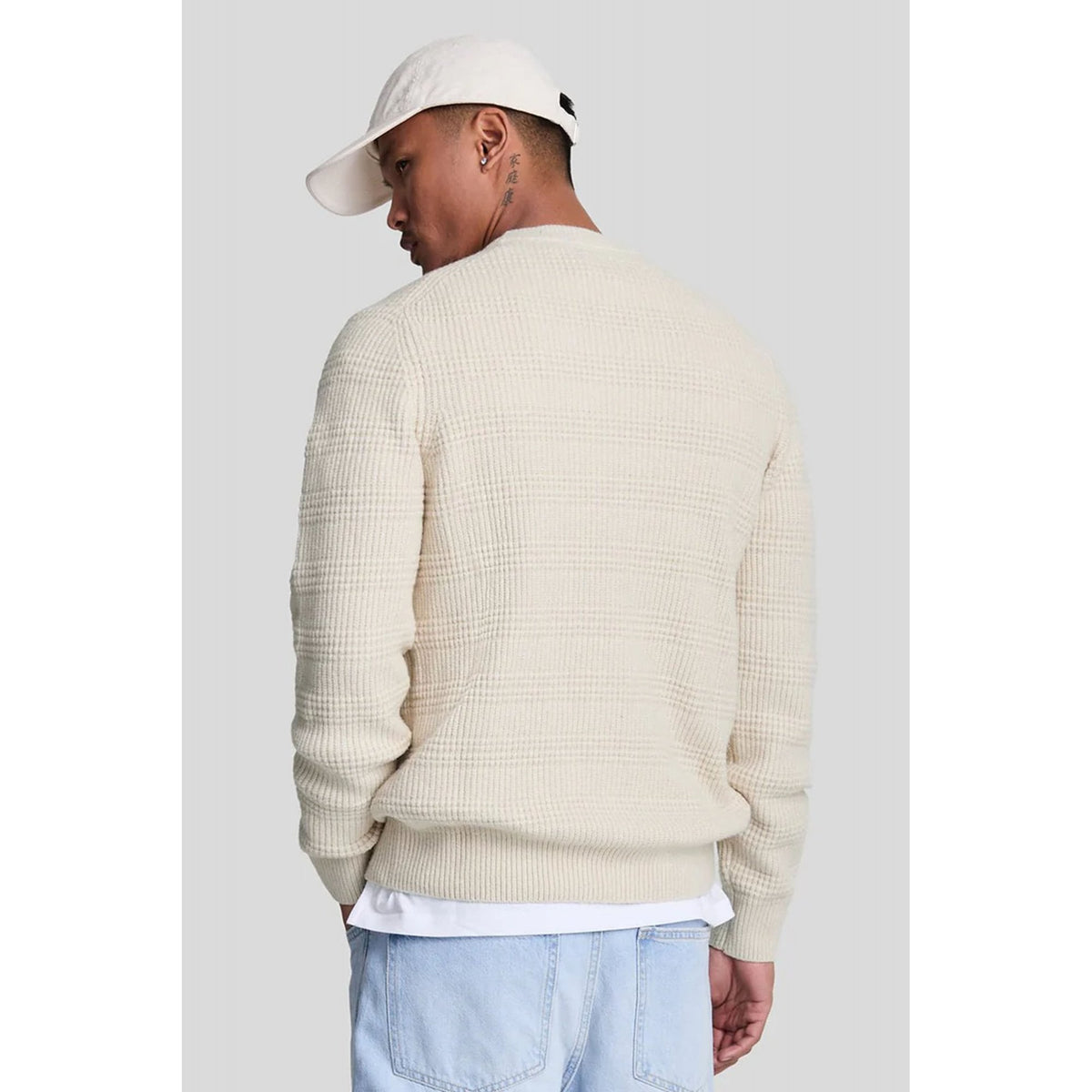 Lyle & Scott | KN2108V Retro Waffle Crew Chunky Knit Jumper