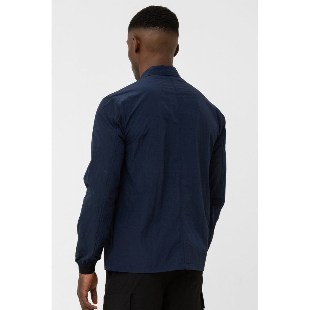 Marshall Artist | 0885 Nevado Nylon Ripstop Pocket Lightweight Siren Overshirt Jacket - Navy