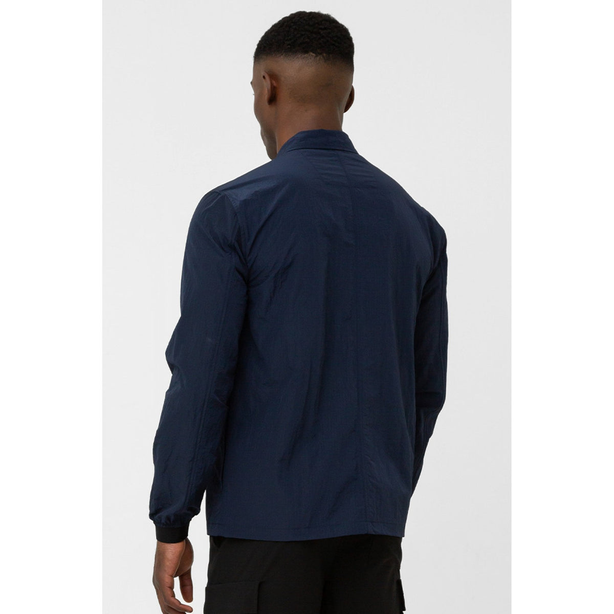 Marshall Artist | 0885 Nevado Nylon Ripstop Pocket Lightweight Siren Overshirt Jacket - Navy