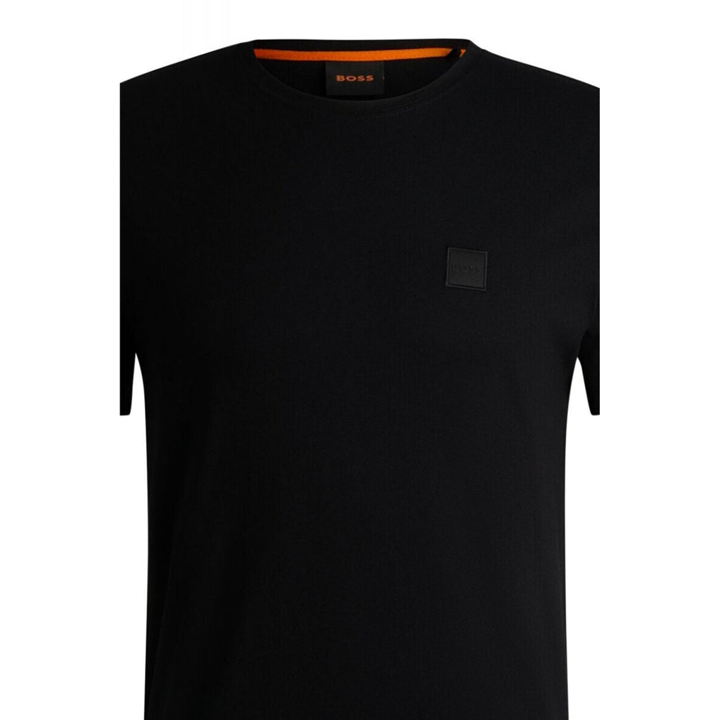 Boss 50508584 Tales Plain Logo Patch Cotton Half Sleeve T-Shirt