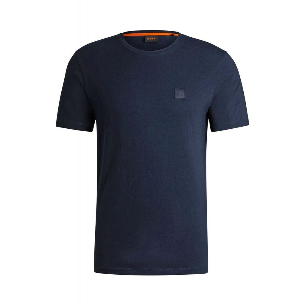 Boss 50508584 Tales Plain Logo Patch Cotton Half Sleeve T-Shirt