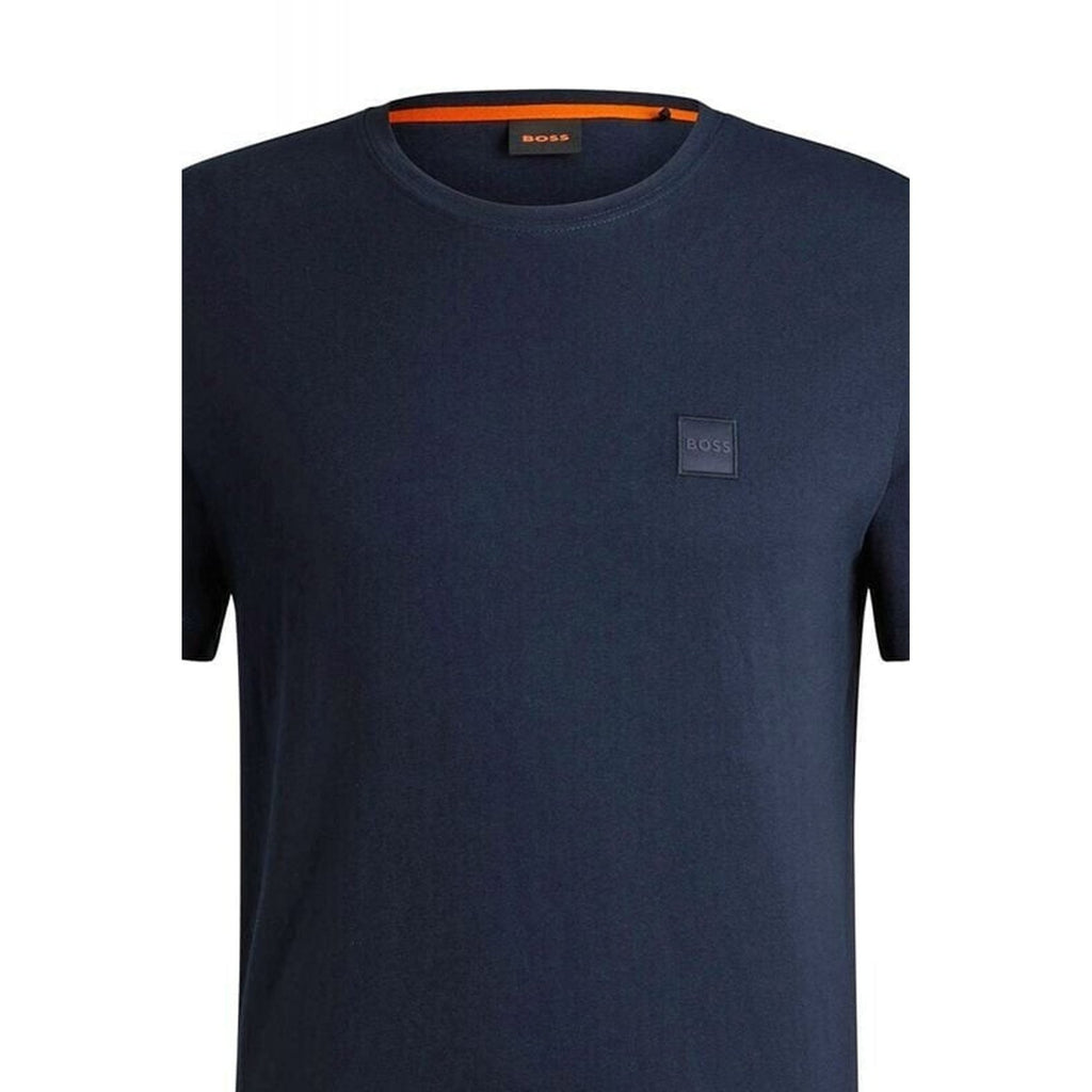 Boss 50508584 Tales Plain Logo Patch Cotton Half Sleeve T-Shirt