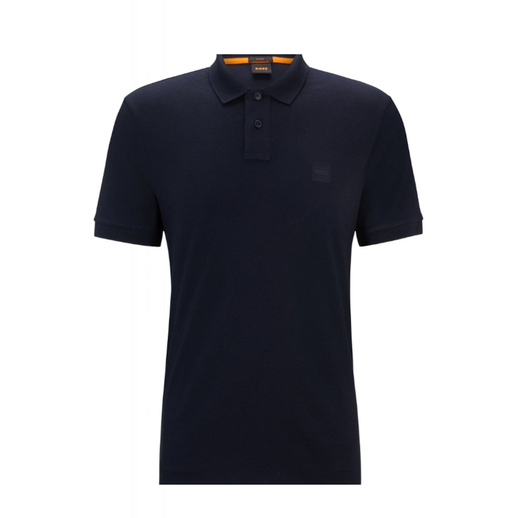 Boss 50507803 Passenger Cotton Piqué Polo Half Sleeve T-Shirt - Dark Navy