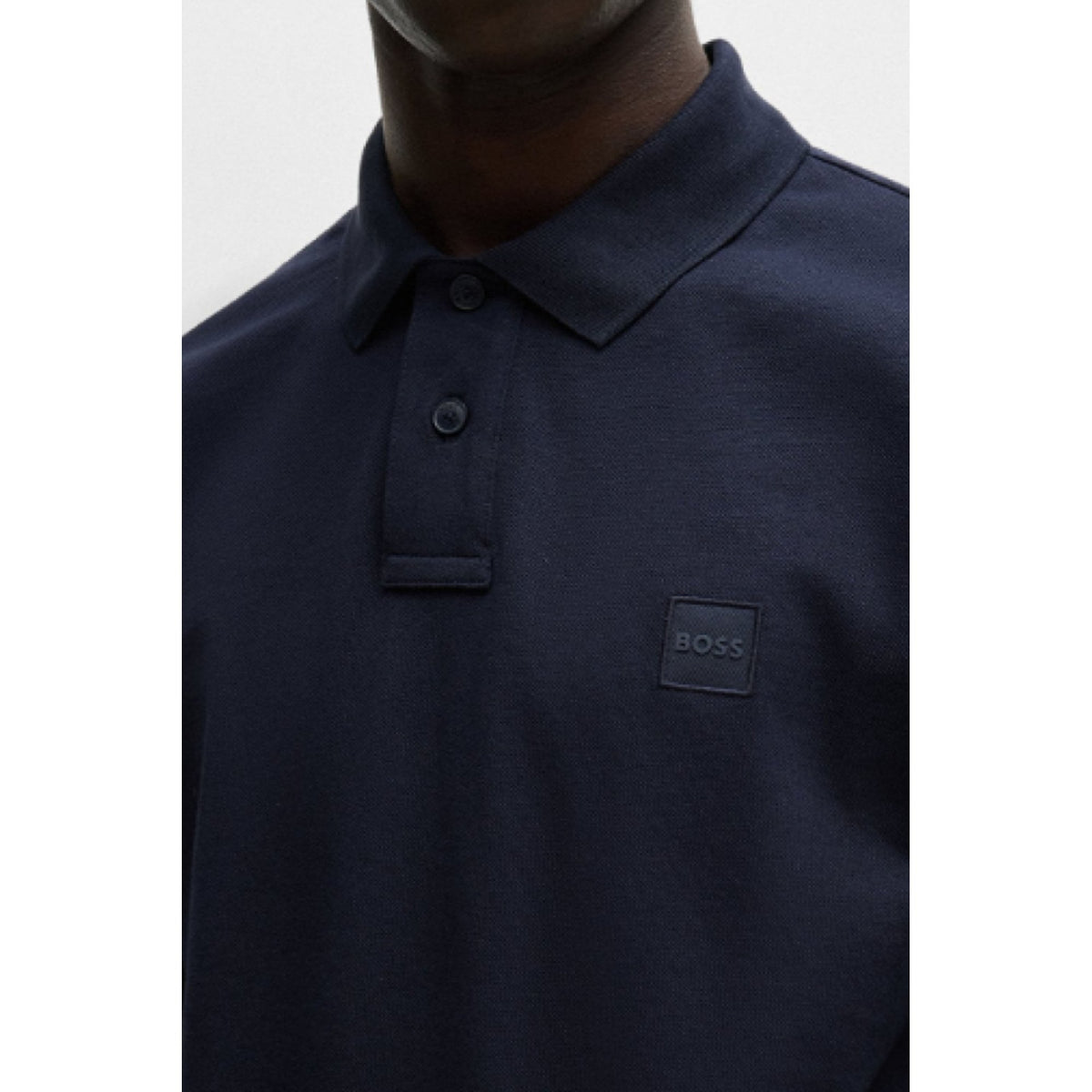 Boss 50507803 Passenger Cotton Piqué Polo Half Sleeve T-Shirt - Dark Navy