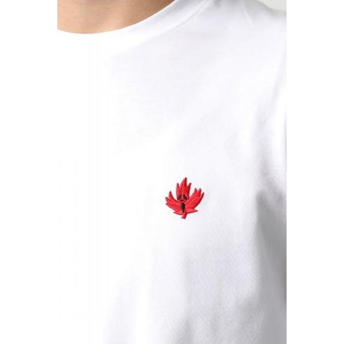 DSQUARED2 | D9M205470 Crew Neck Red Logo Slim Fit T-Shirt