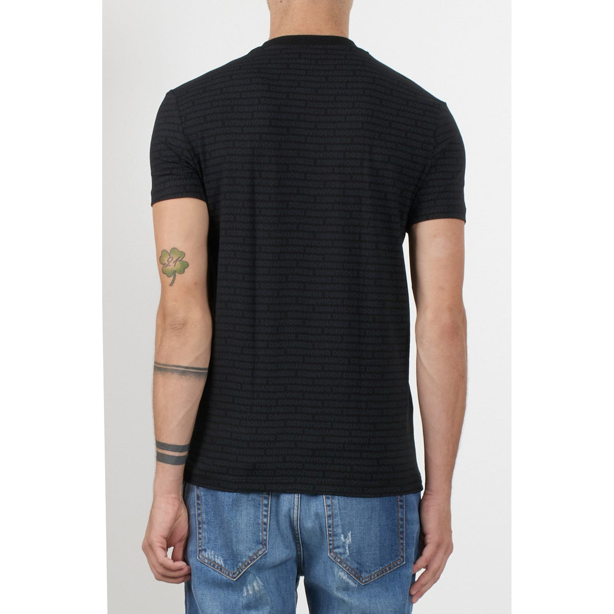 DSQUARED2 | D9M205510 Allover Logo Print Slim Fit T-Shirt