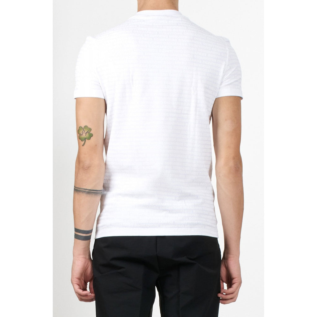 DSQUARED2 | D9M205510 Allover Logo Print Slim Fit T-Shirt