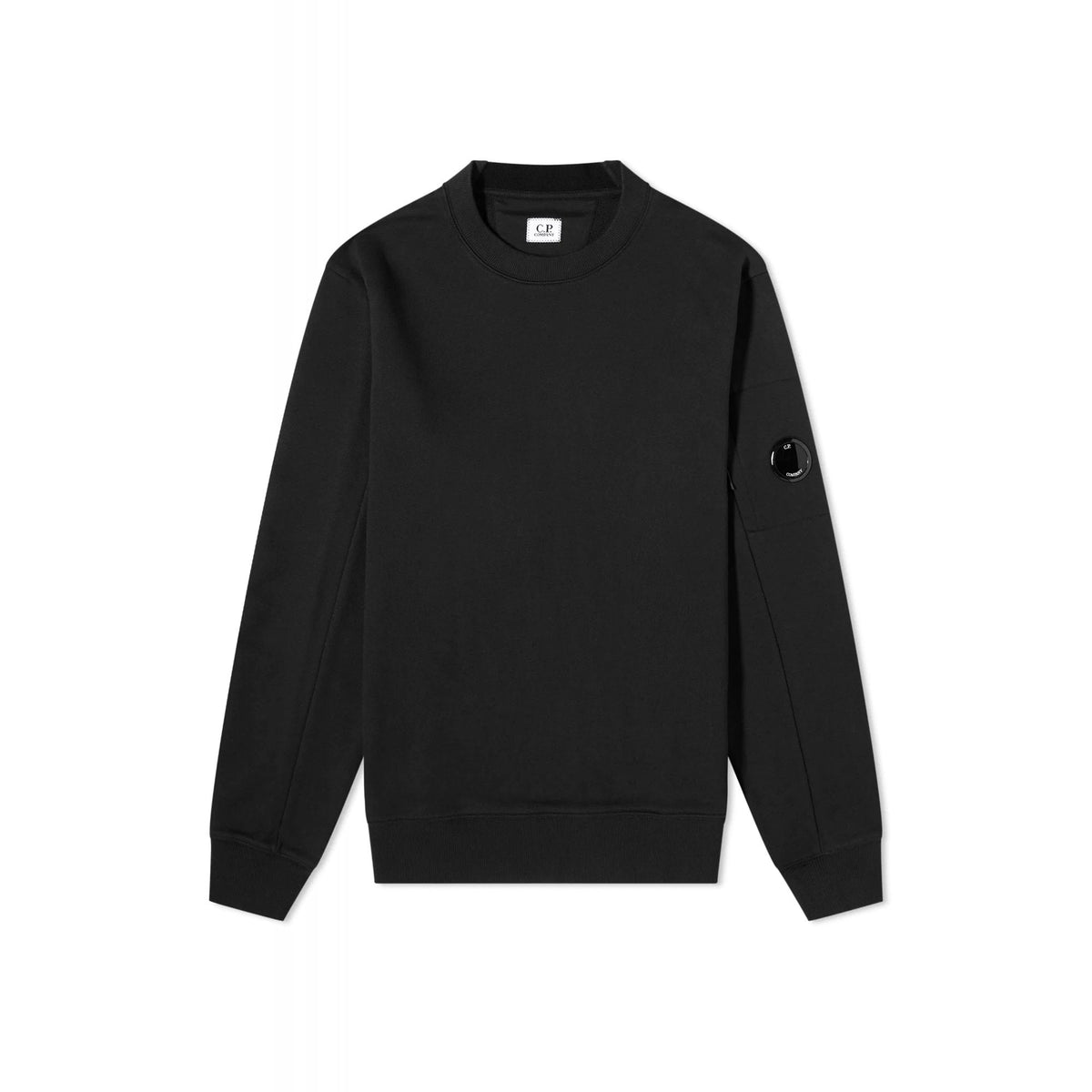 C.P. Company MSS022A Diagonal Raised Fleece Lens Arm Sweat Top