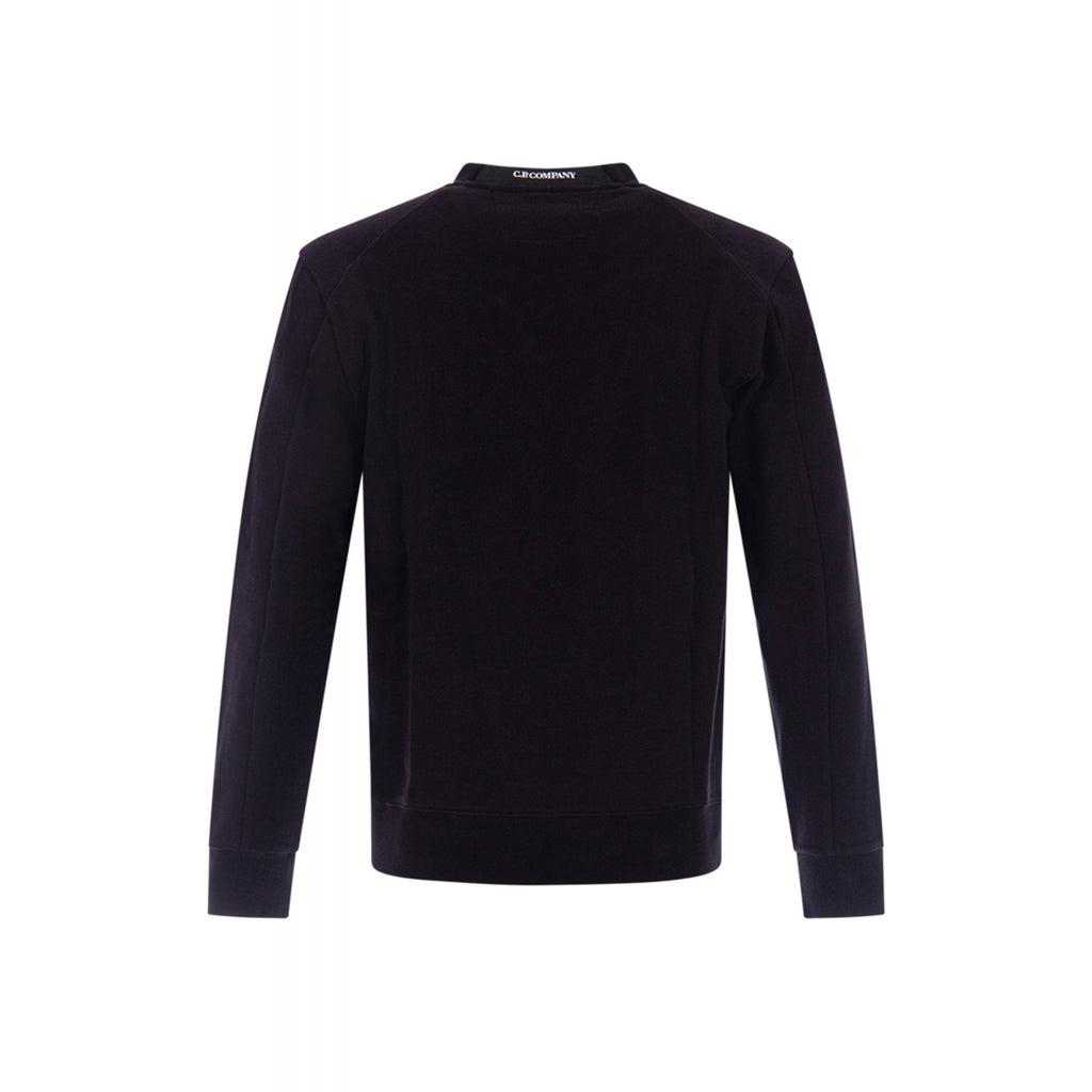 C.P. Company MSS022A Diagonal Raised Fleece Lens Arm Sweat Top