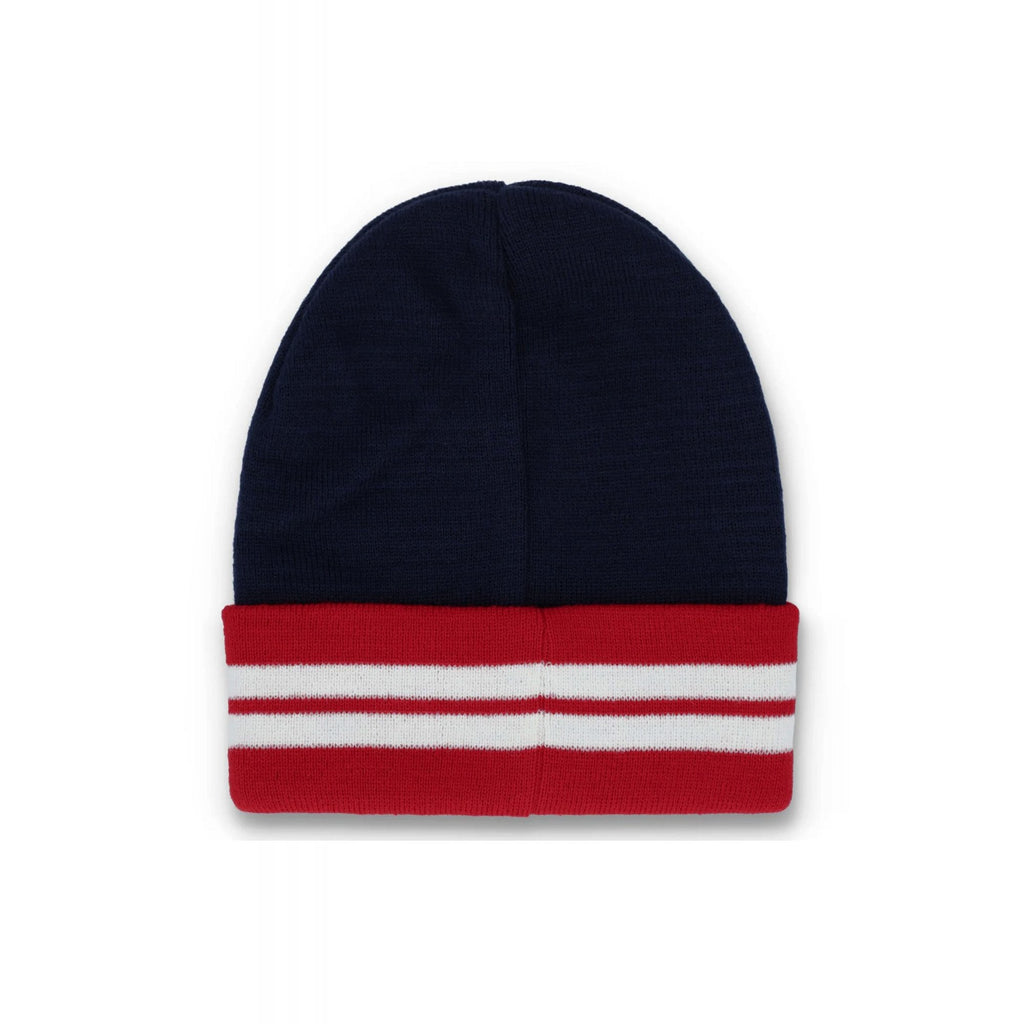 Sergio Tacchini | Surgis 1171 210 Retro Stripe Knit Beanie Hat - Navy