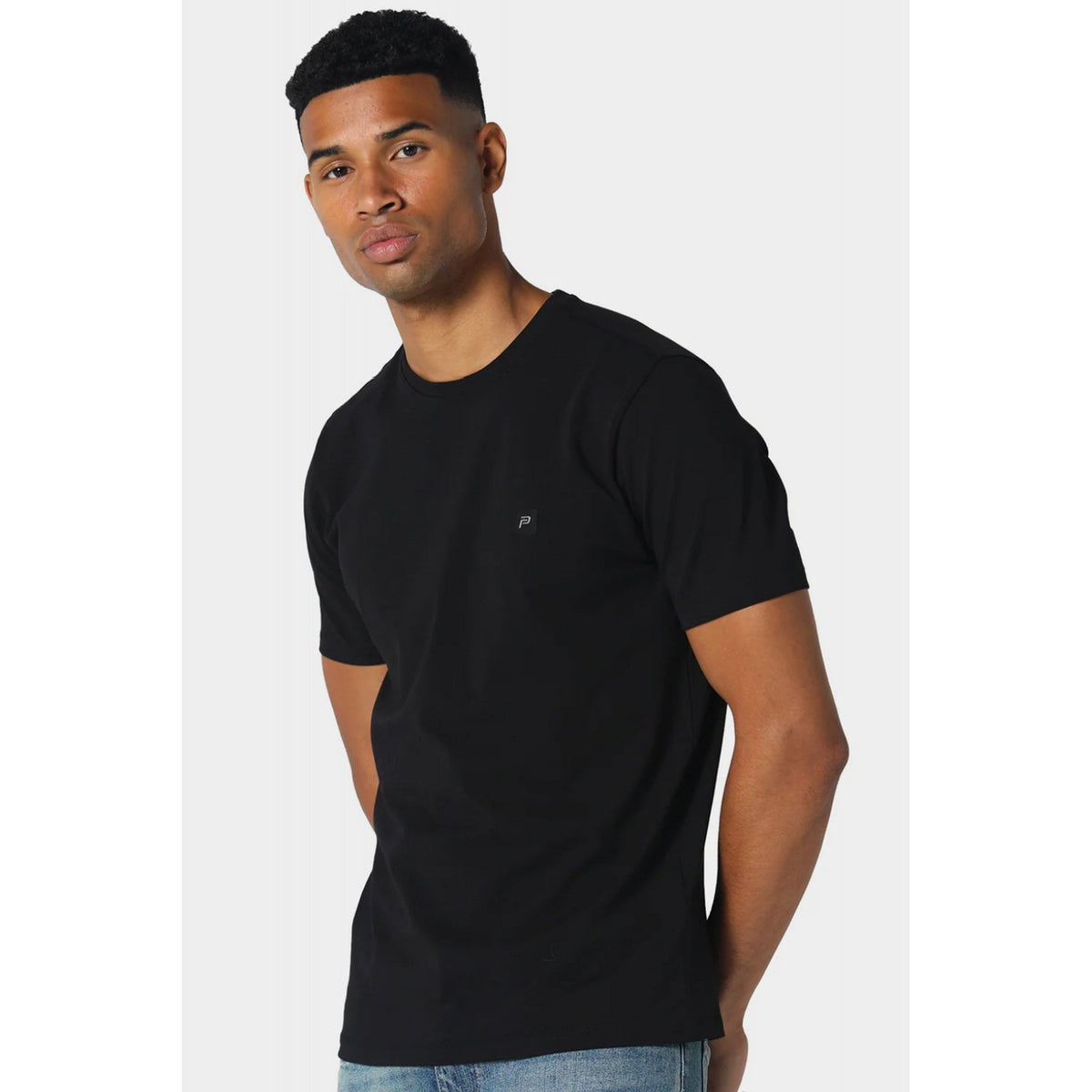Police Dover 0066 Metal Emblem Badge Slim Fit Half Sleeve T-Shirt