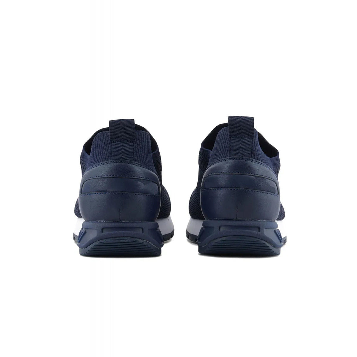 EA7 | Emporio Armani X8X171 XK373 Legacy Knit Running Style Trainer - Navy