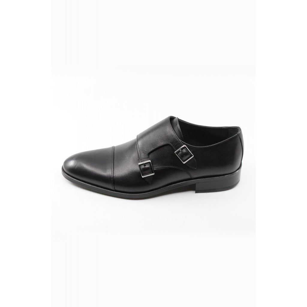 Paul Branco | M-93020 MAT Leather Monk Strap Buckle Formal Shoe