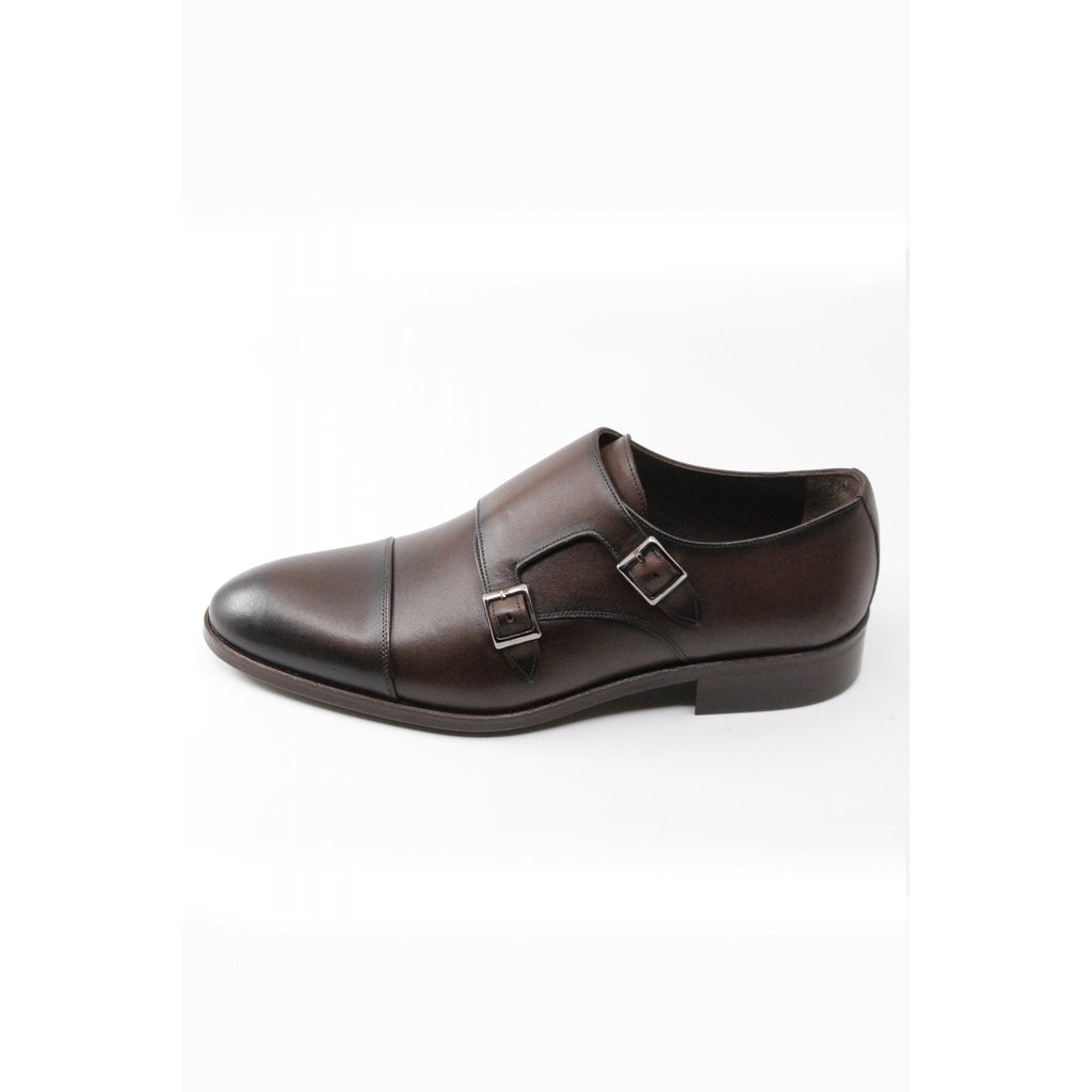 Paul Branco | M-93020 Leather Monk Strap Buckle Formal Shoe