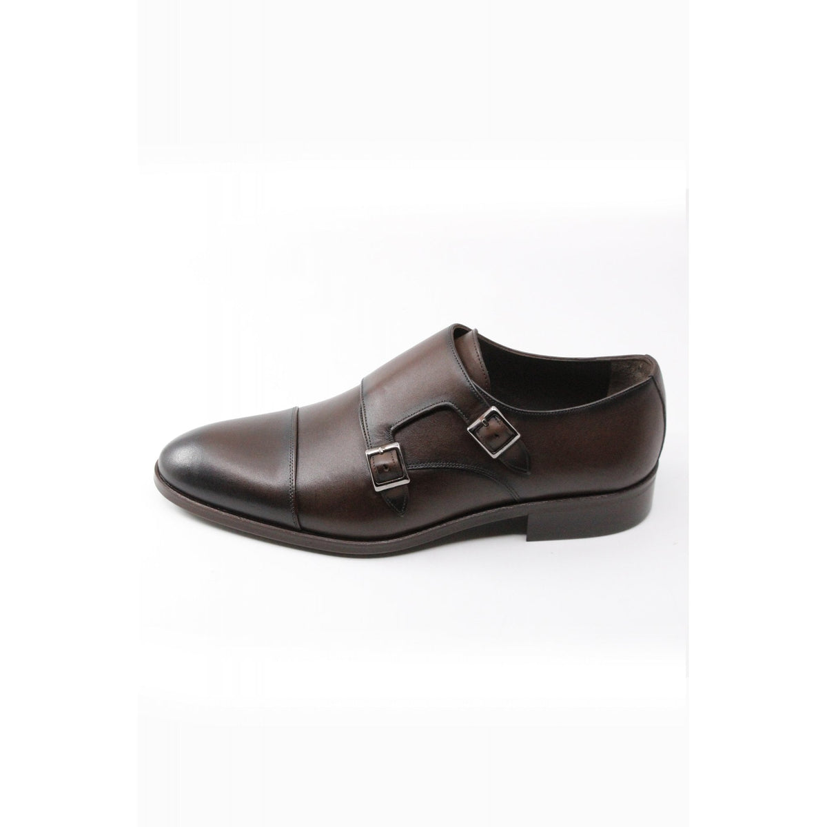 Paul Branco | M-93020 Leather Monk Strap Buckle Formal Shoe