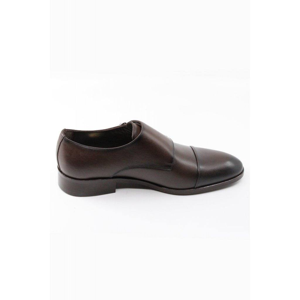 Paul Branco | M-93020 Leather Monk Strap Buckle Formal Shoe
