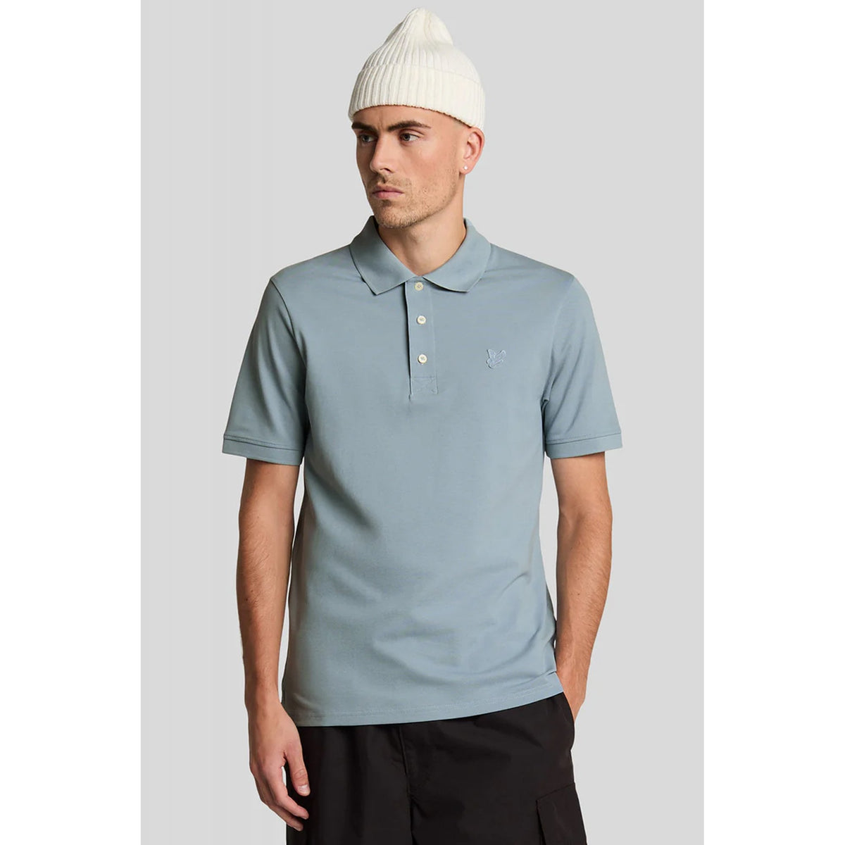 Lyle & Scott SP2255TON Superfine Pique Plain Cotton Polo T-Shirt