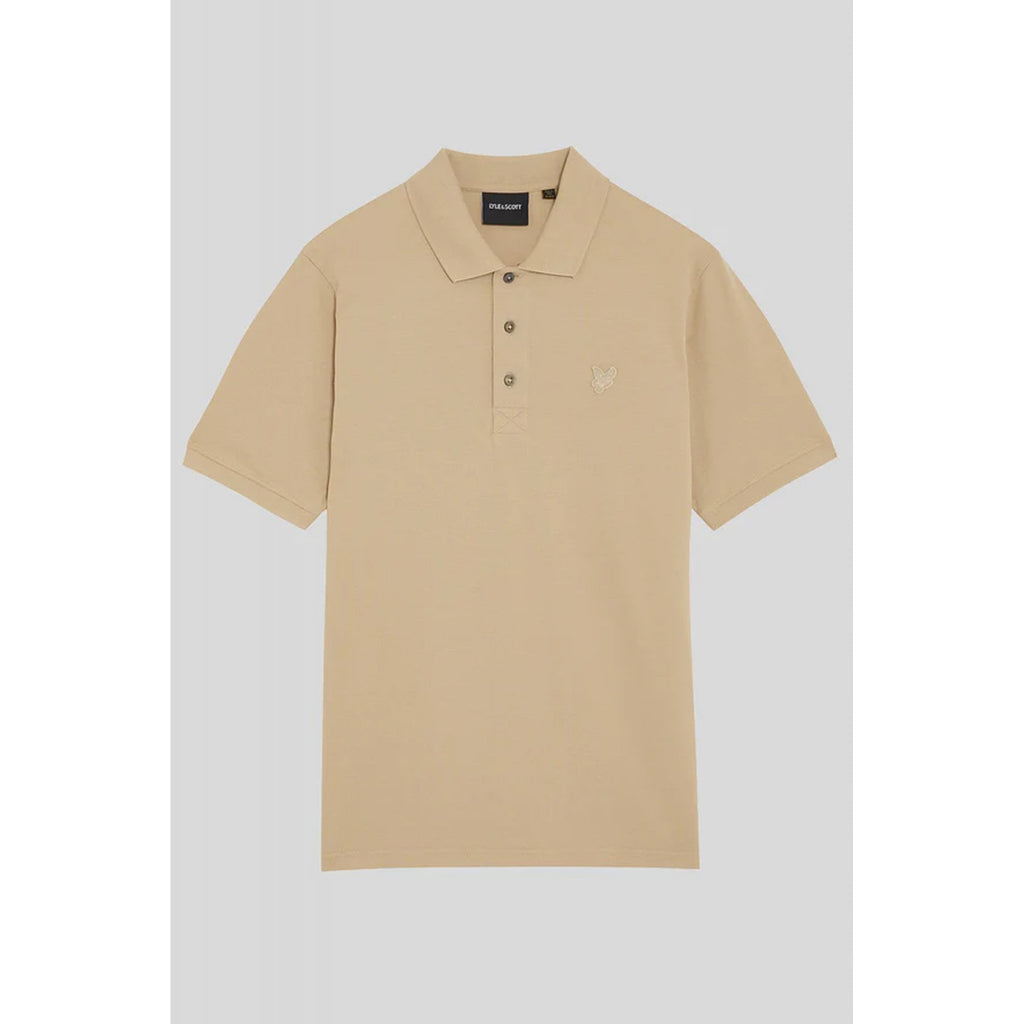 Lyle & Scott SP2255TON Superfine Pique Plain Cotton Polo T-Shirt