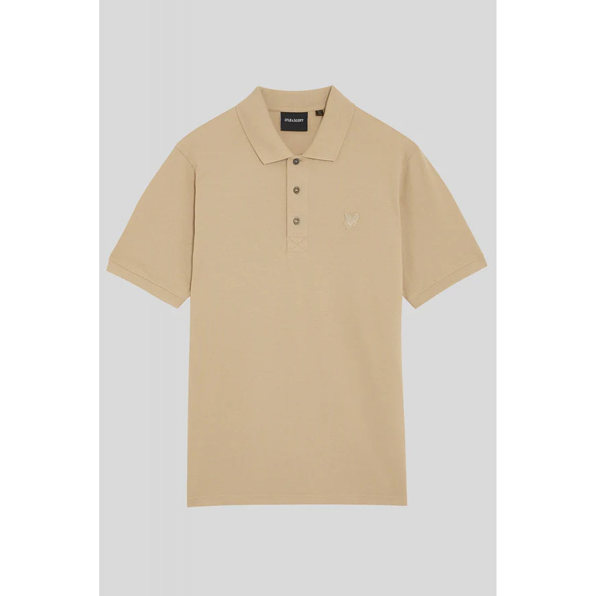 Lyle & Scott SP2255TON Superfine Pique Plain Cotton Polo T-Shirt
