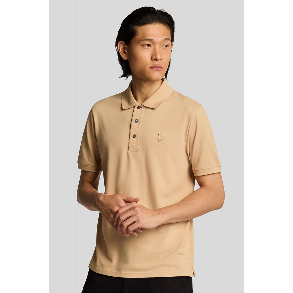 Lyle & Scott SP2255TON Superfine Pique Plain Cotton Polo T-Shirt