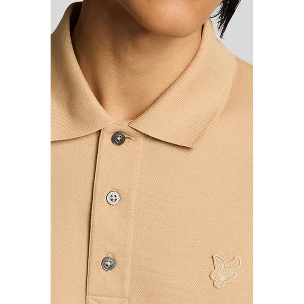 Lyle & Scott SP2255TON Superfine Pique Plain Cotton Polo T-Shirt